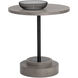 Marlowe 29.5 X 27.5 inch Black / Grey Outdoor Bistro Table